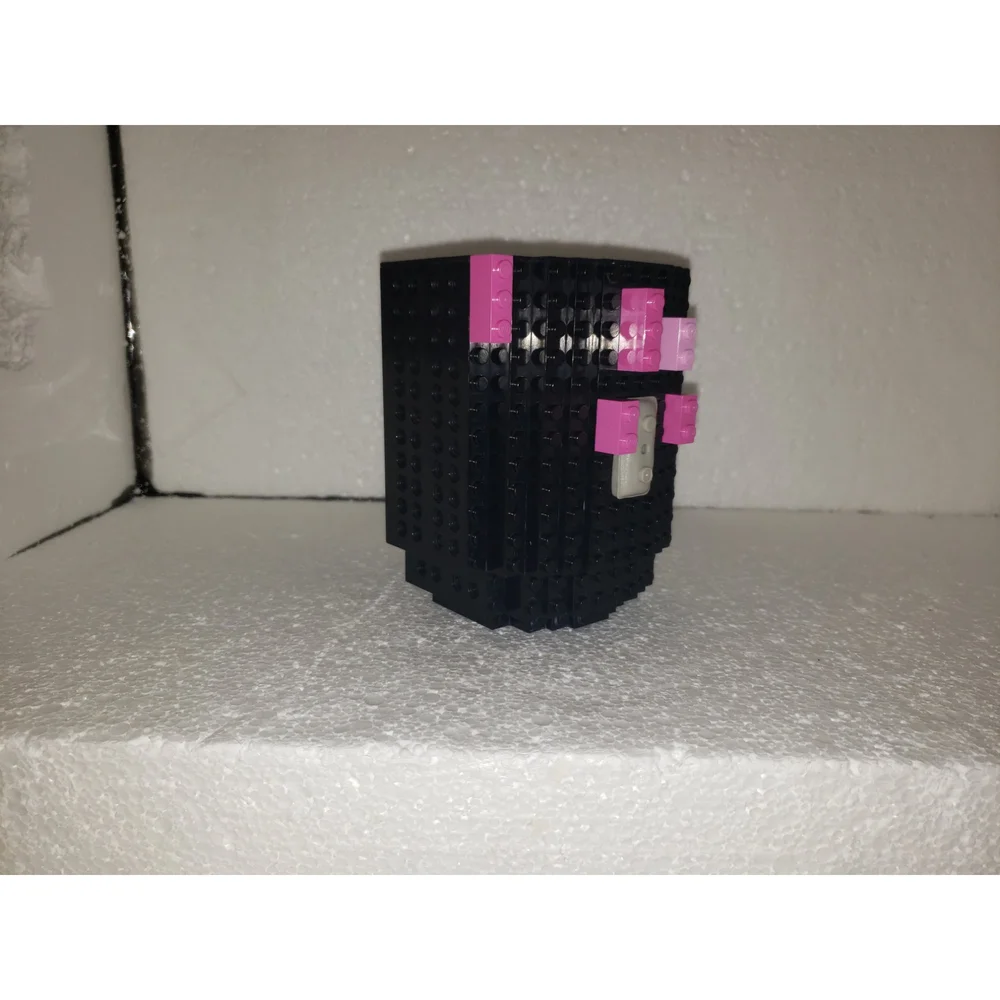 VETSKY Build on Brick Coffee Mug Novelty Cup in Black